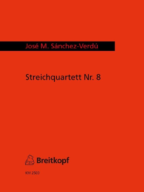 String Quartet No.8  (Medium voice)