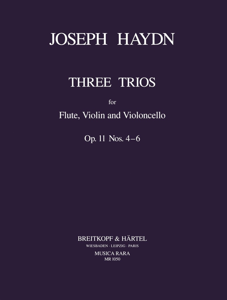 Trios, Op.11 Nos.4-6 (Set of parts)