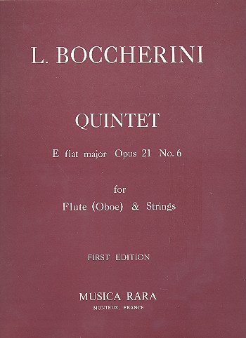 Quintet in Eb major, Op.21/6 (Set of parts)