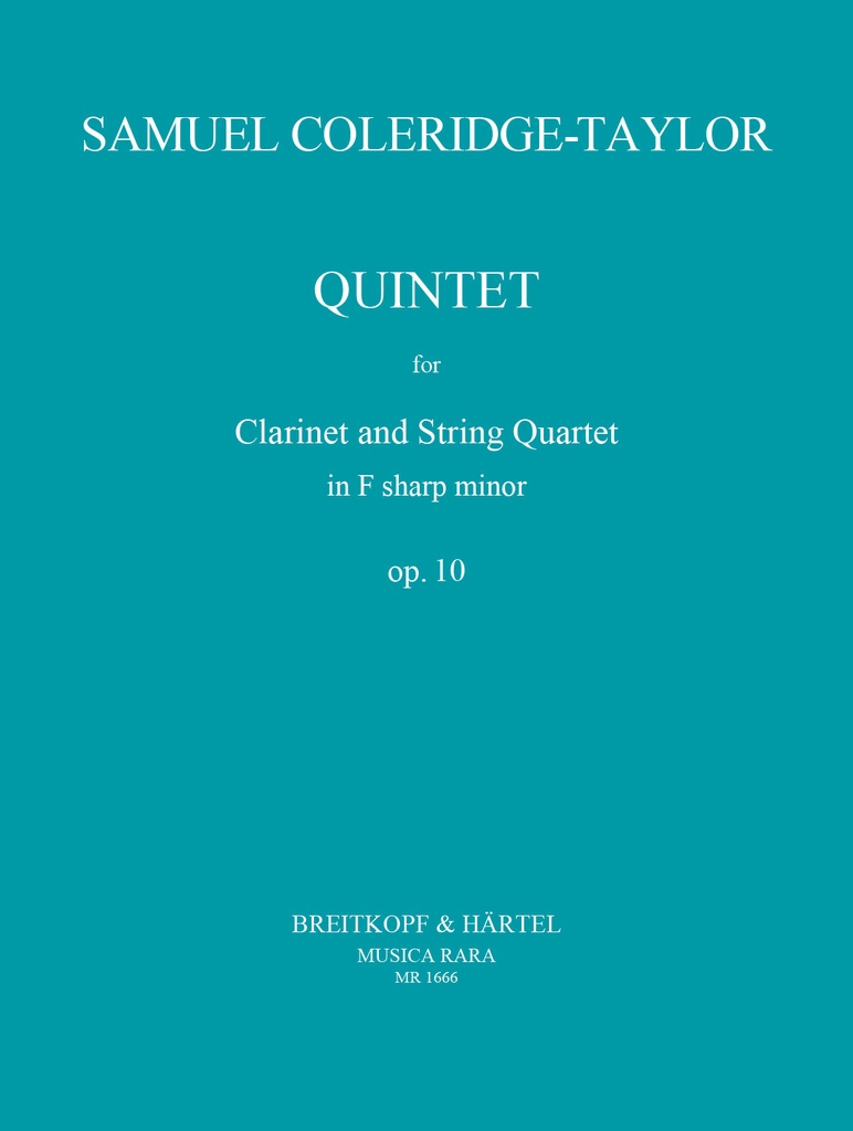 Quintet in F# minor, Op.10 (Set of parts)