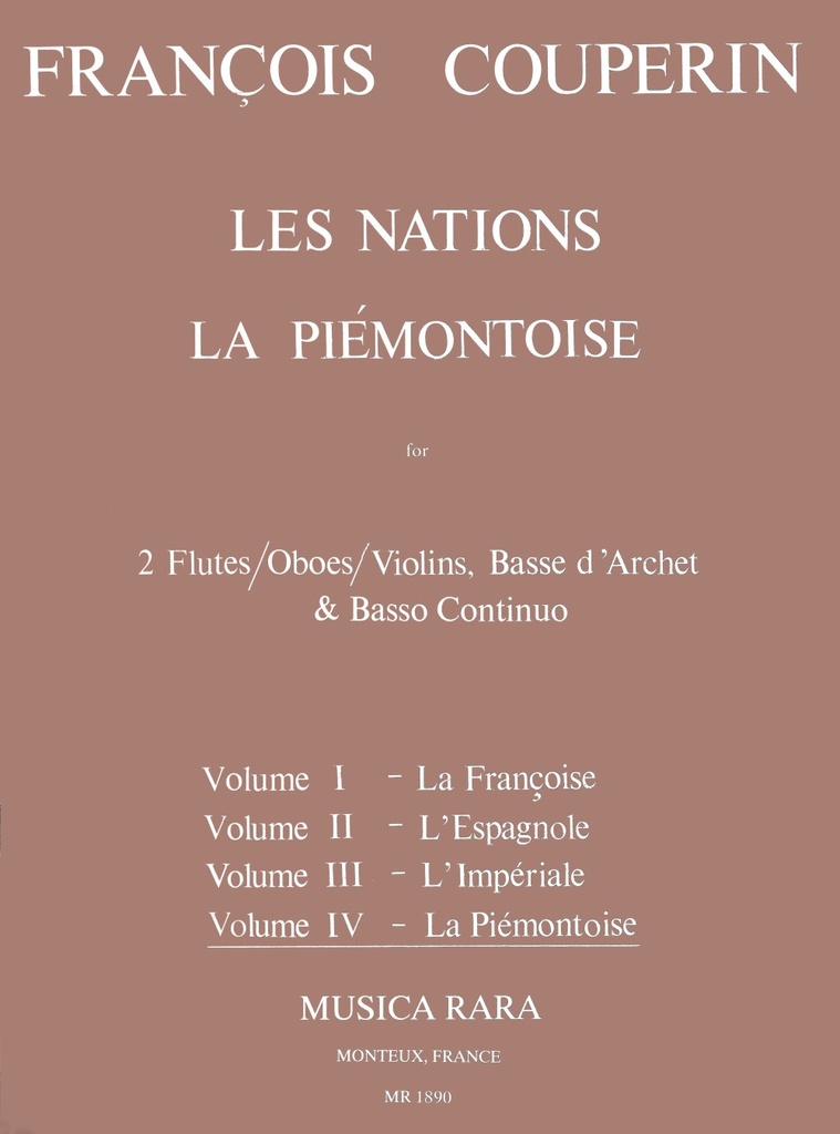 Les Nations - Vol.4: La Piémontoise