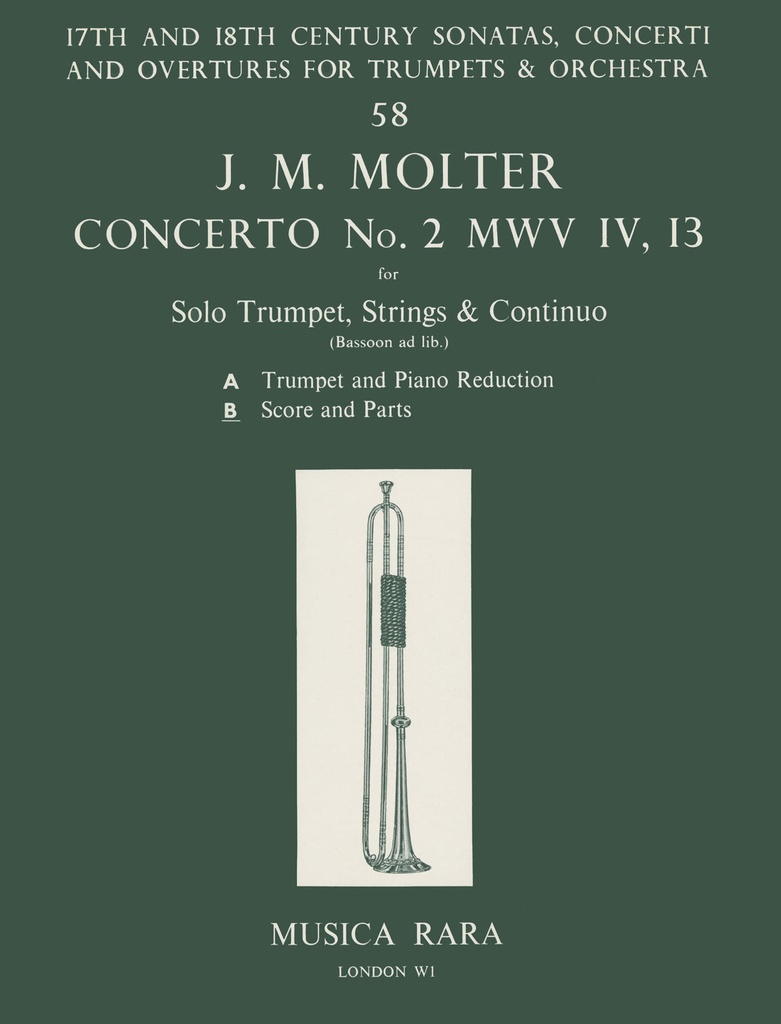 Concerto No.2 in D (Score and parts)