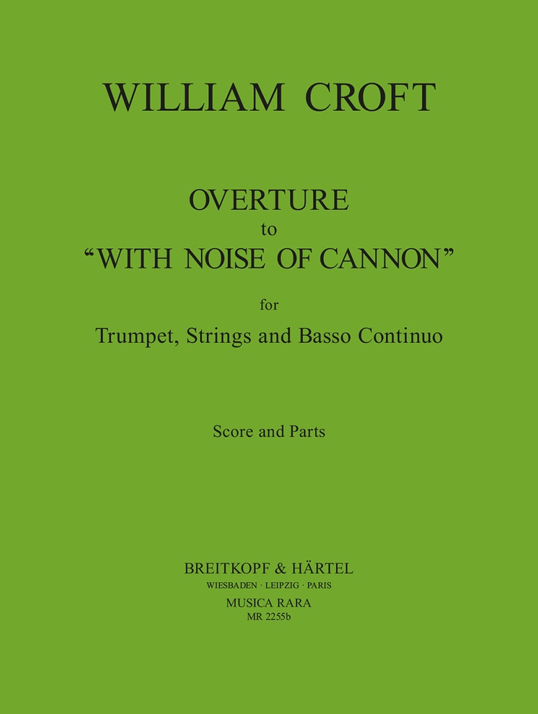 Overture to With noise of cannon (Score and parts)