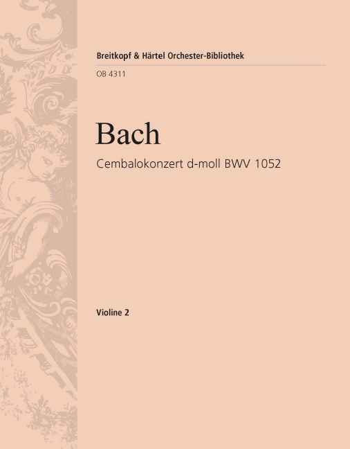 Harpsichord Concerto in D minor, BWV.1052 (Violin 2)