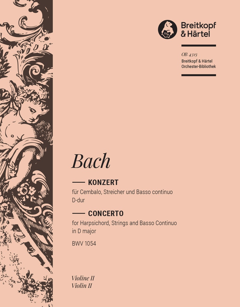 Harpsichord Concerto in D major, BWV.1054 (Violin 2)