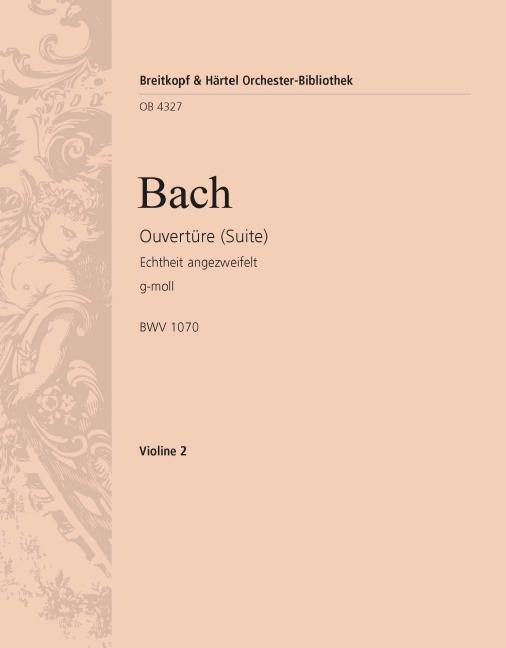 Overture (Suite) in G minor, BWV.1070 (Violin 2)