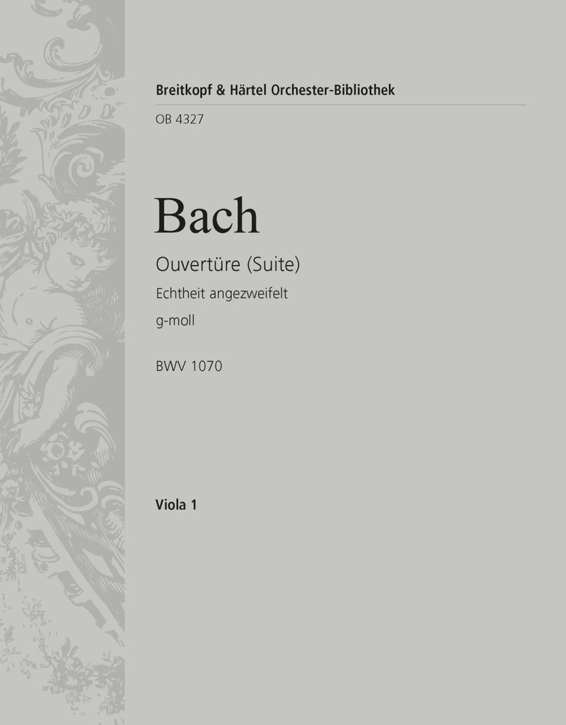 Overture (Suite) in G minor, BWV.1070 (Viola)