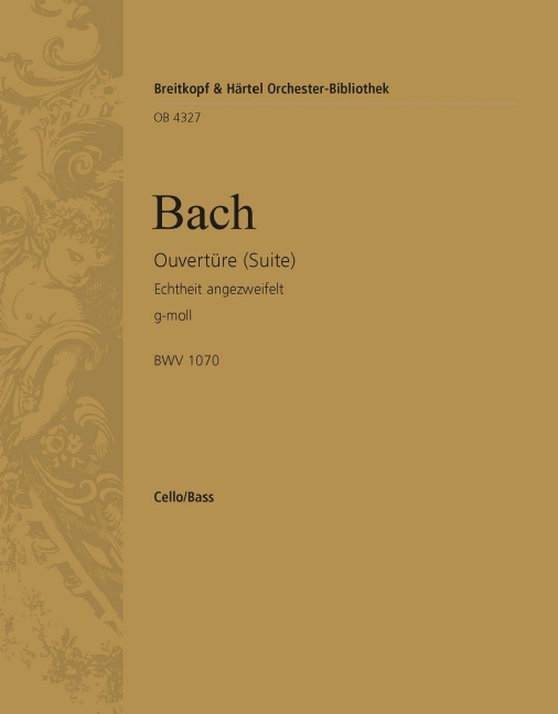 Overture (Suite) in G minor, BWV.1070 (Cello/double bass)