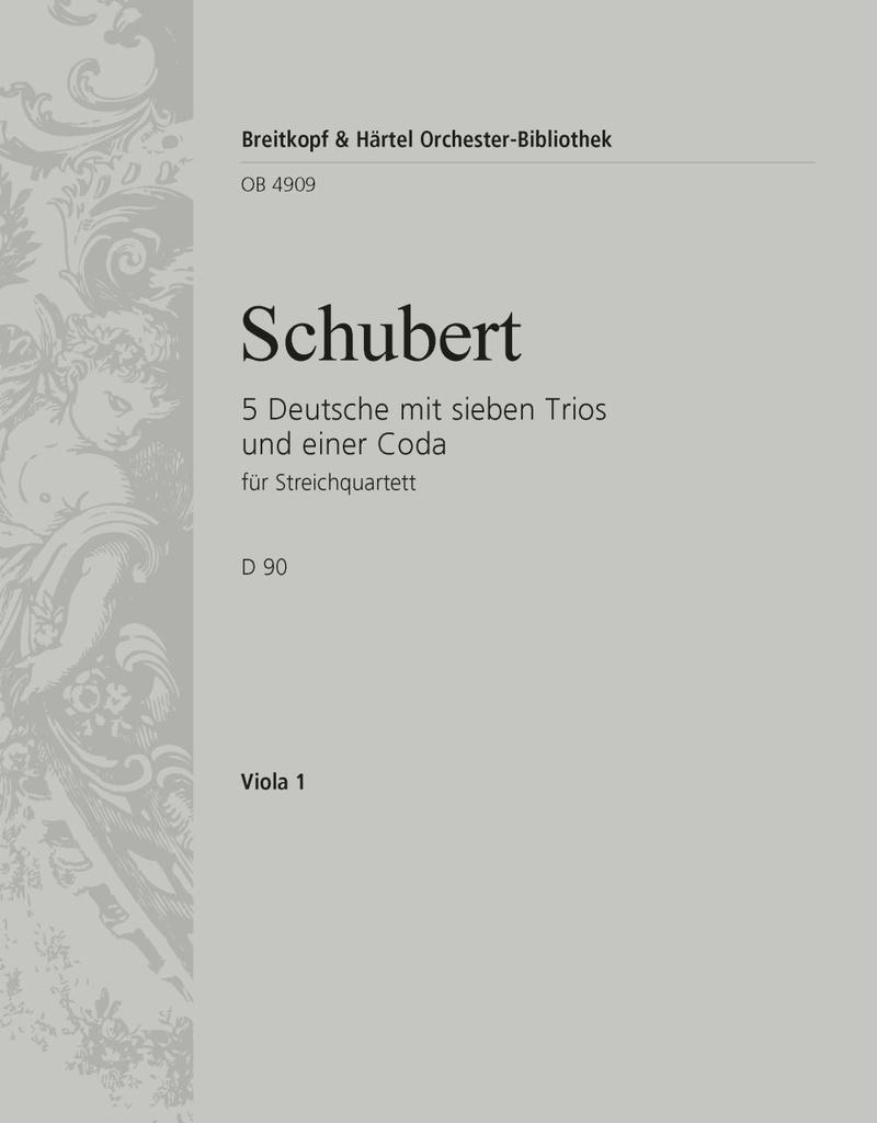 5 German Dances with 7 Trios and a Coda, D.90 (Viola)