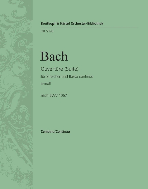 Overture (Suite) No.2 in A minor based on, BWV.1067 (Harpsichord/piano)