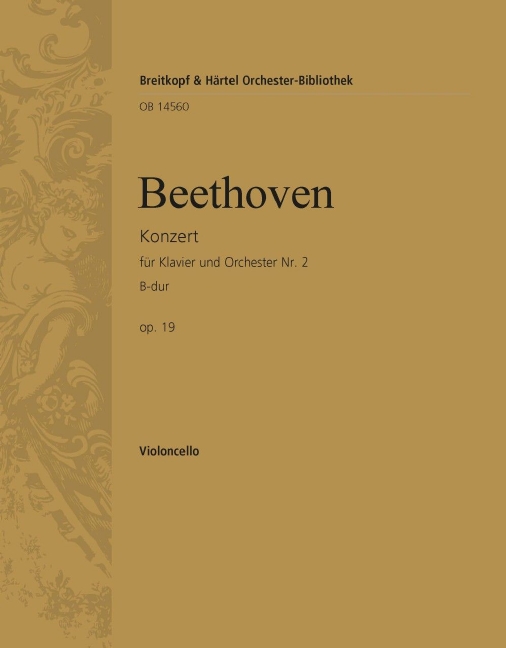 Piano Concerto No.2 in Bb major Op.19 (Cello)