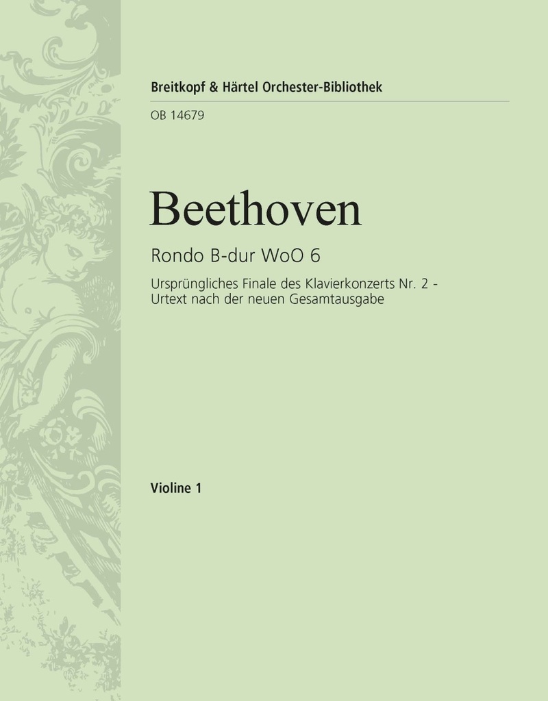 Rondo in Bb major, WOo.6 (Violin 1)