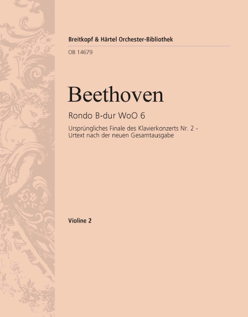 Rondo in Bb major, WOo.6 (Violin 2)