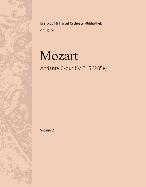 Andante in C major, KV.315 (285e) (Violin 2)