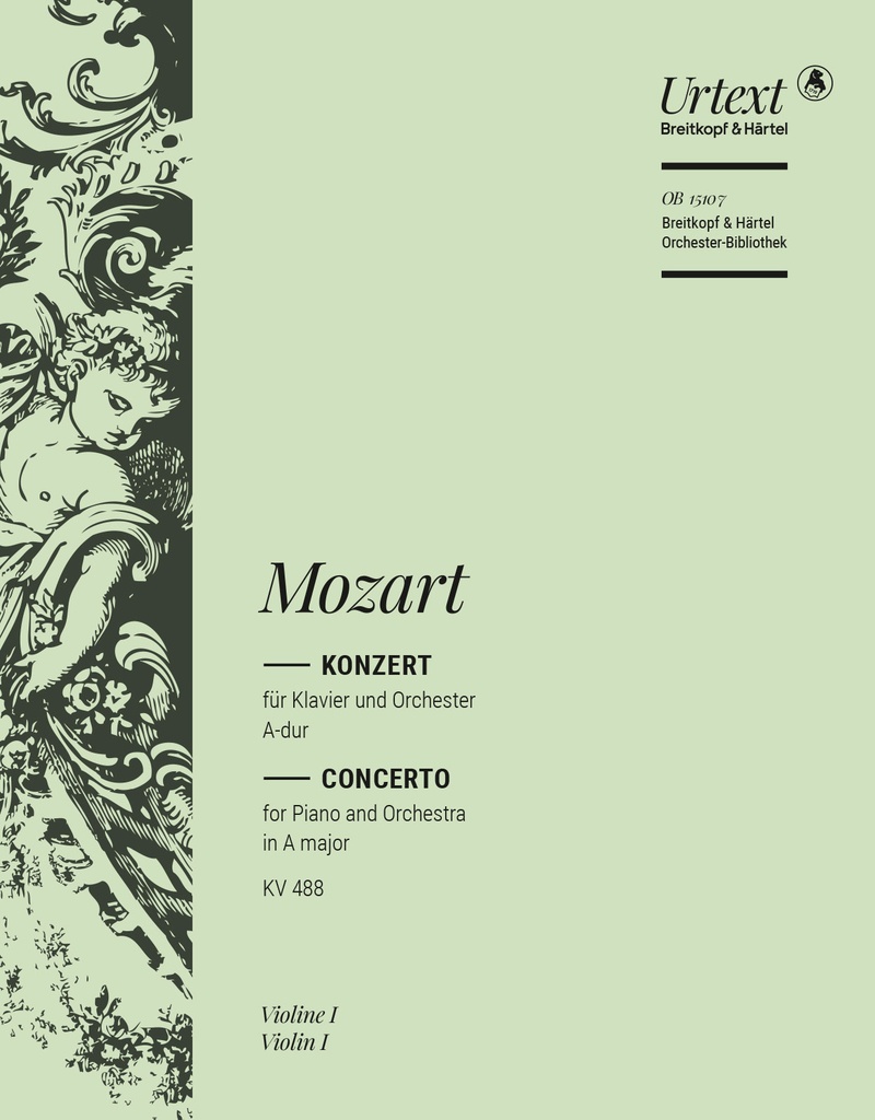 Piano Concerto [No. 23] in A major, KV.488 (Violin 1)