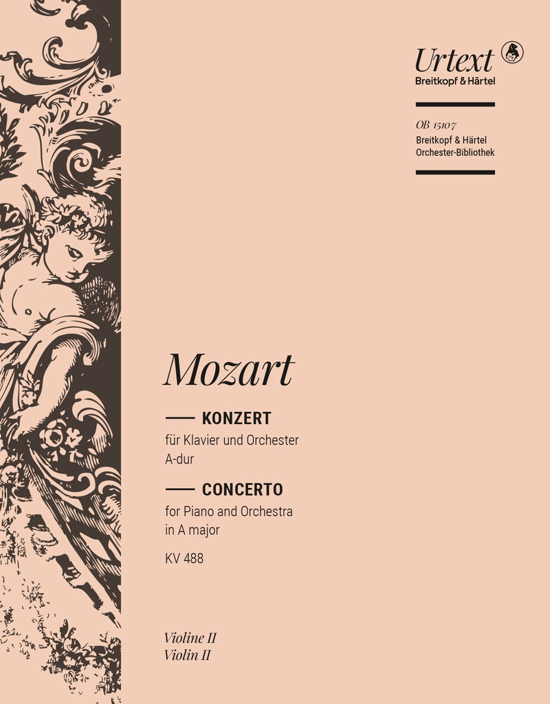 Piano Concerto [No. 23] in A major, KV.488 (Violin 2)