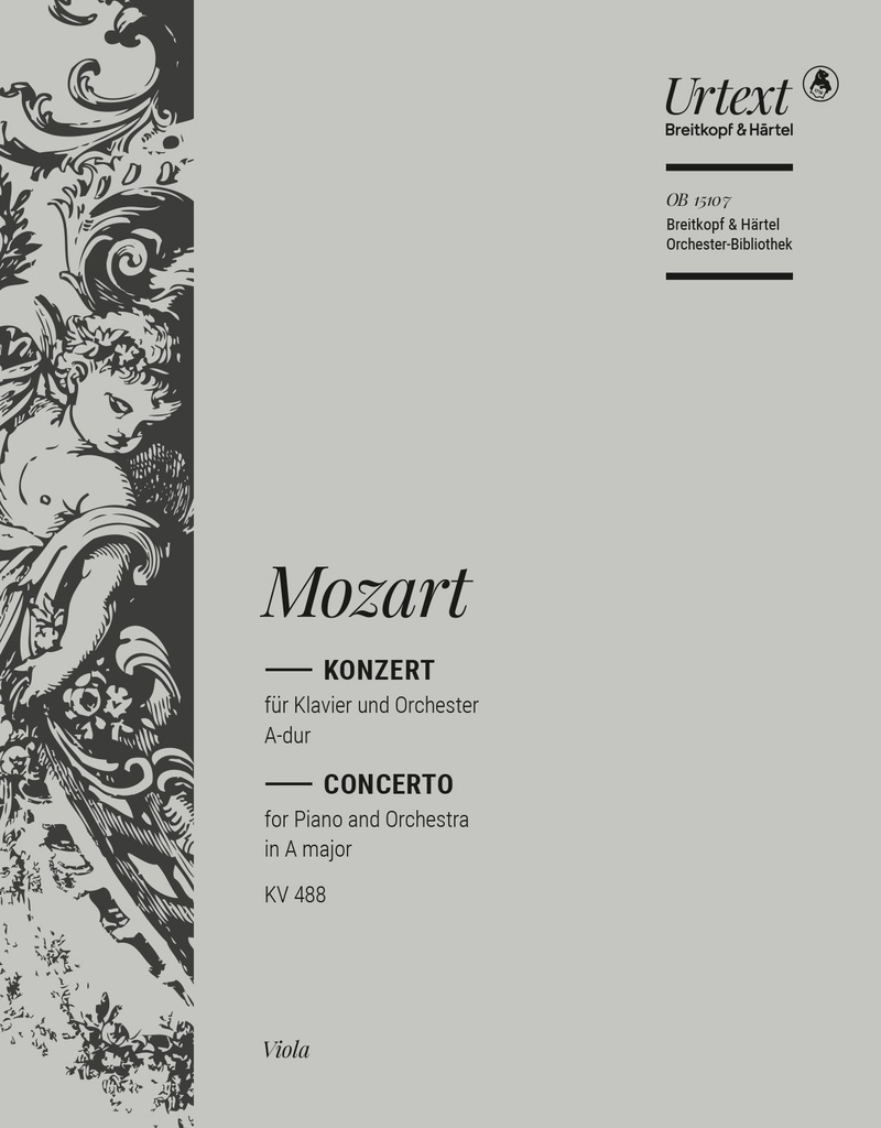 Piano Concerto [No. 23] in A major, KV.488 (Viola)