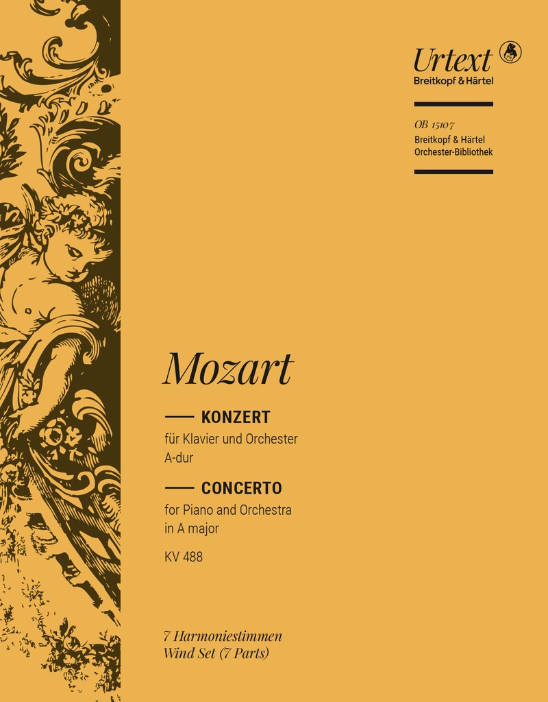 Piano Concerto [No. 23] in A major, KV.488 (Wind parts)