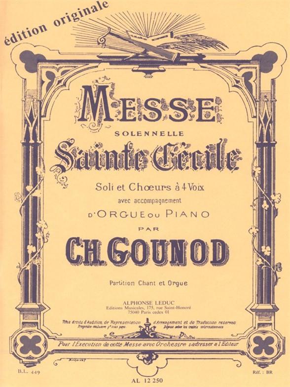 Messe solennelle Sainte Cécile (Chant et orgue)