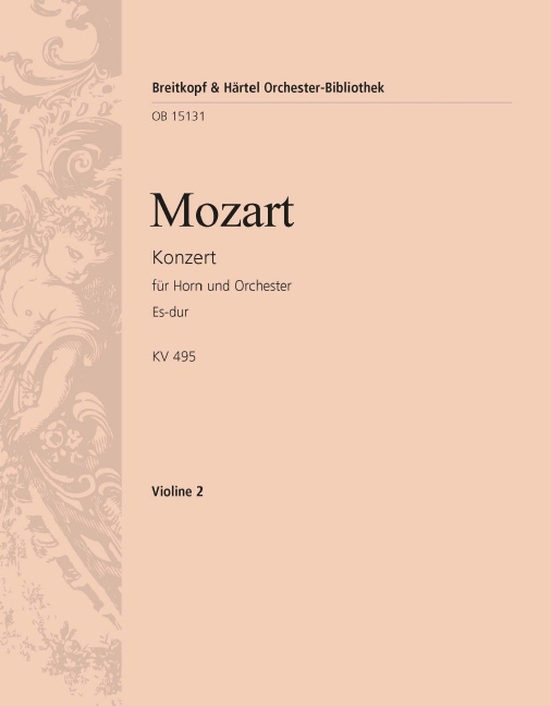 Horn Concerto [No. 4] in E flat major, KV.495 (Violin 2)