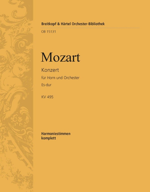 Horn Concerto [No. 4] in E flat major, KV.495 (Wind parts)