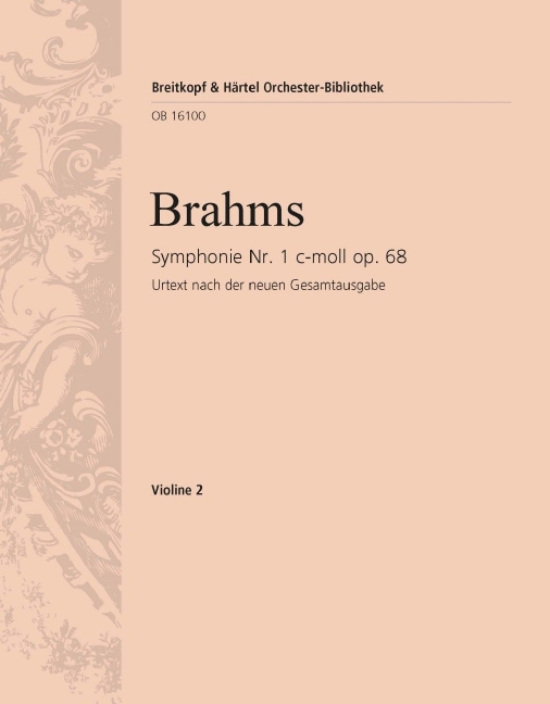 Symphony No.1 in C minor, Op.68 (Violin 2)