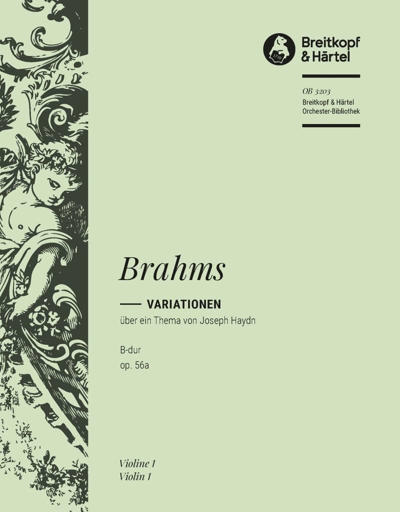 Variations on a Theme by Joseph Haydn in Bb major, Op.56a (Violin 1)