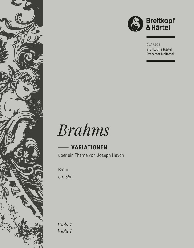 Variations on a Theme by Joseph Haydn in Bb major, Op.56a (Viola)