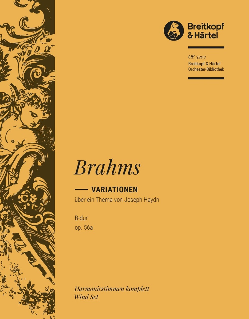 Variations on a Theme by Joseph Haydn in Bb major, Op.56a (Wind parts)