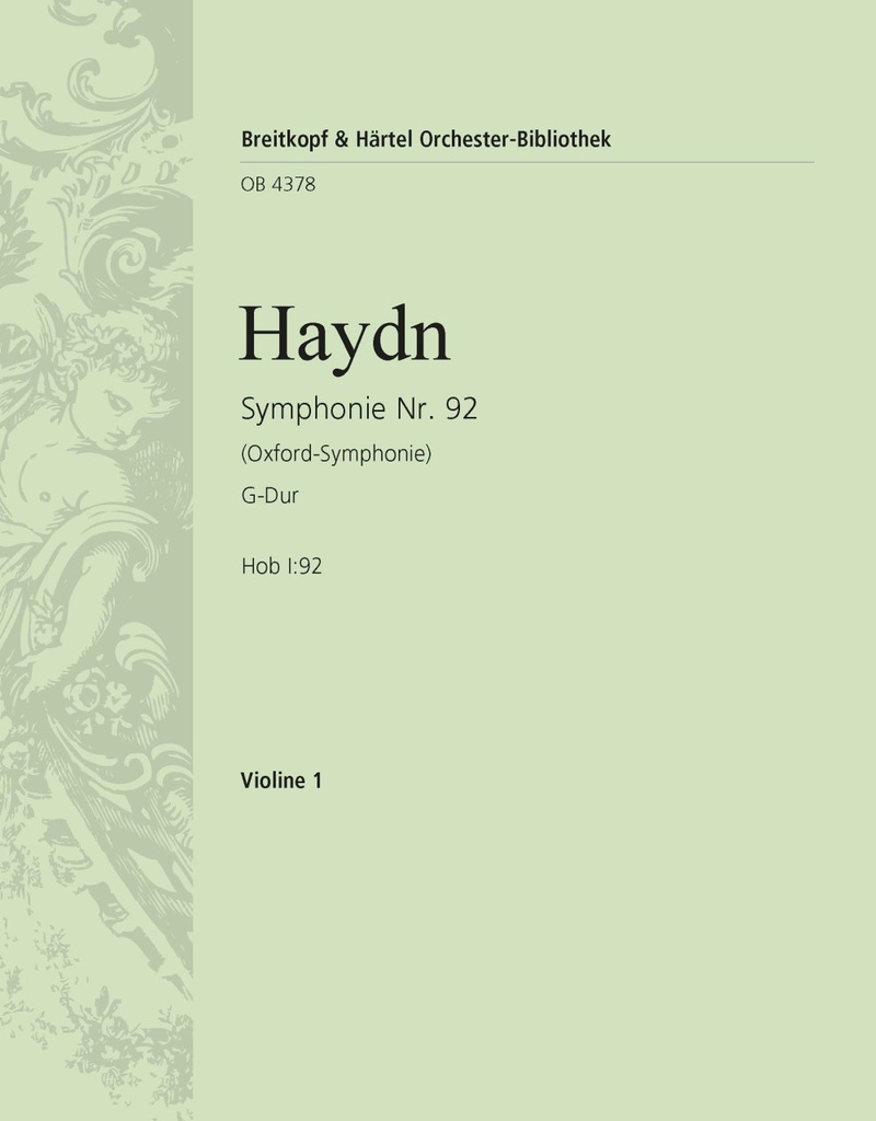 Symphony No.92 in G major Hob I:92 (Violin 1)