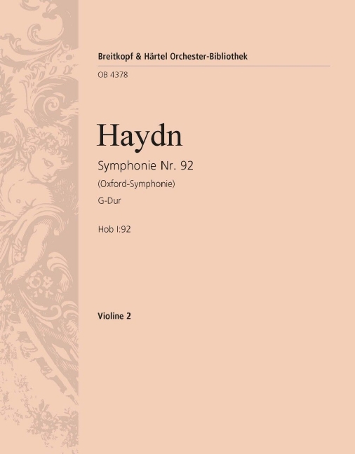 Symphony No.92 in G major Hob I:92 (Violin 2)