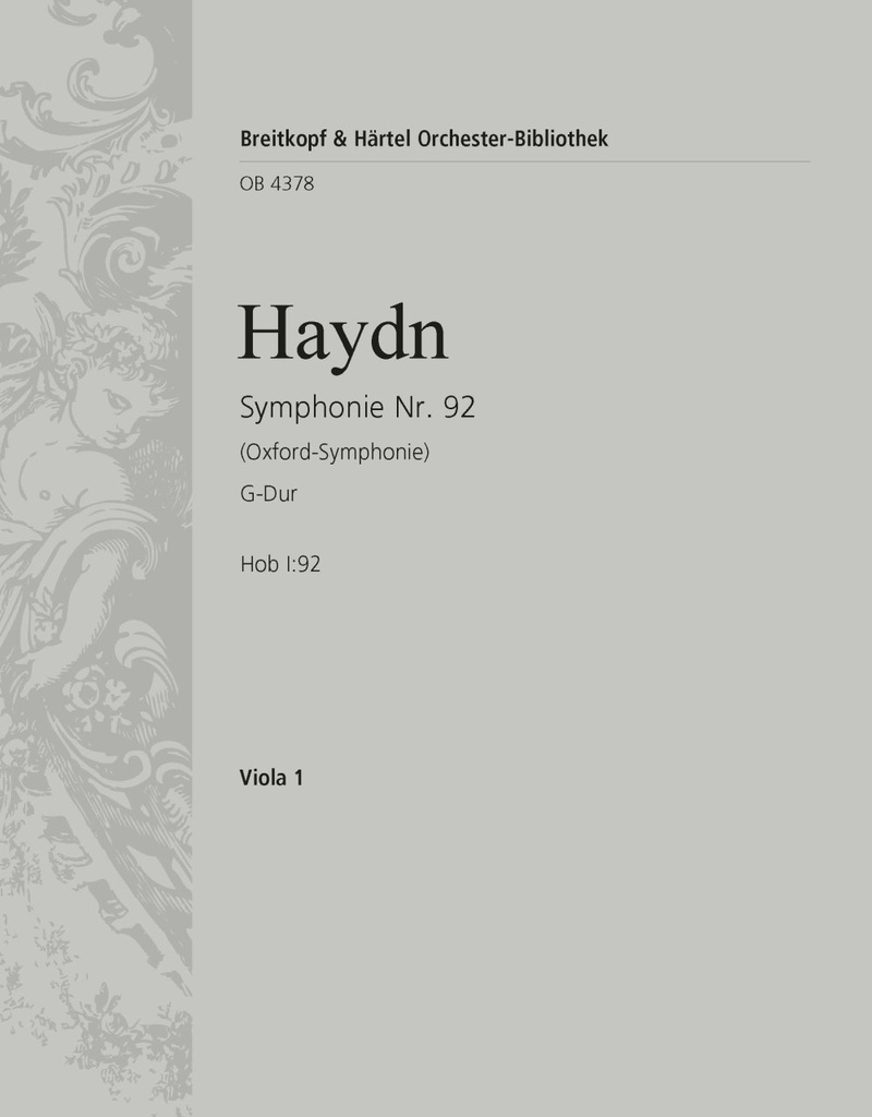 Symphony No.92 in G major Hob I:92 (Viola)