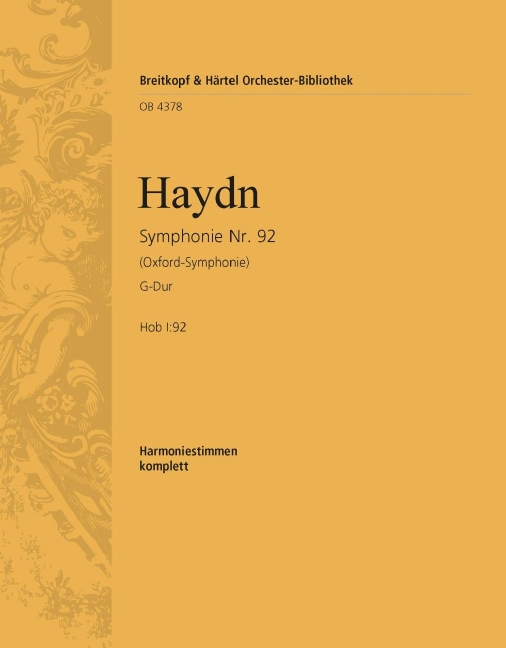 Symphony No.92 in G major Hob I:92 (Wind parts)