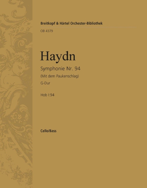 Symphony No.94 in G major Hob I:94 (Cello/double bass)