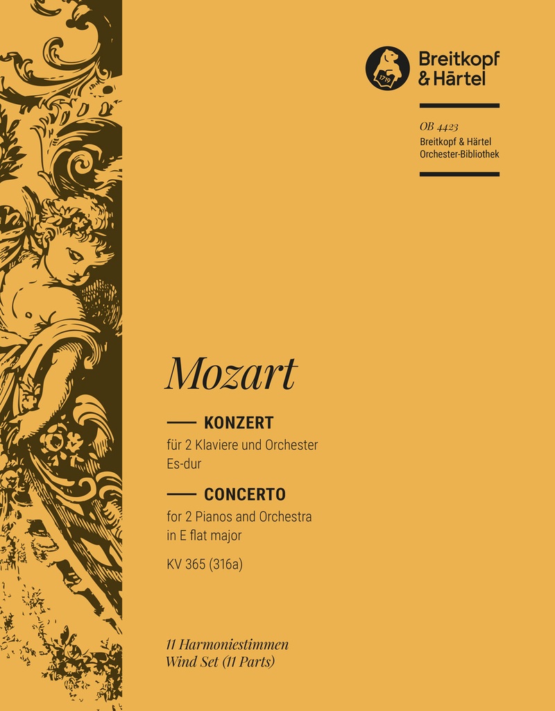 Piano Concerto [No. 10] in Eb major, KV.365 (316a) (Wind parts)