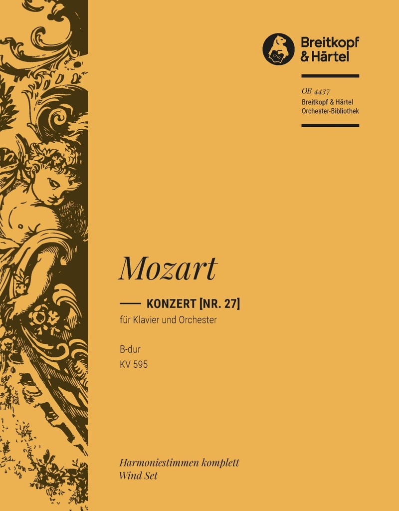 Piano Concerto [No. 27] in Bb major, KV.595 (Wind parts)