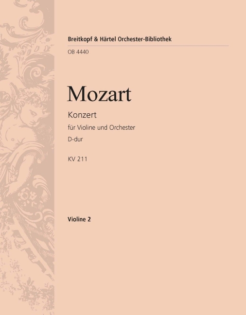 Violin Concerto [No. 2] in D major, KV.211 (Violin 2)