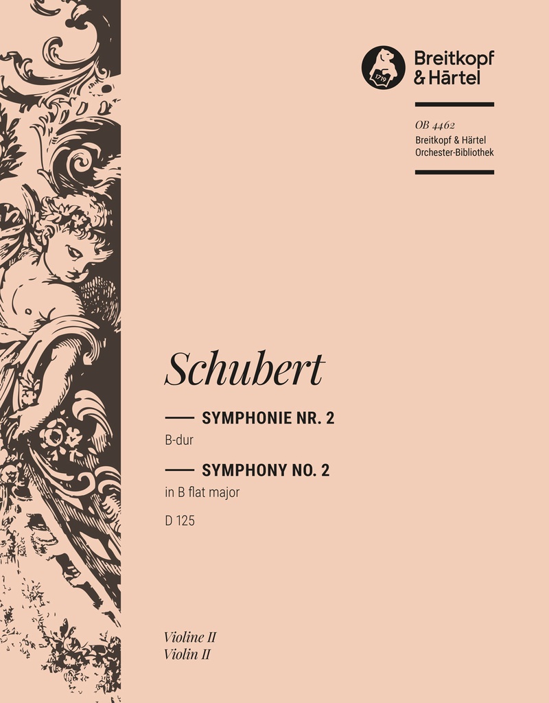 Symphony No.2 in Bb major, D.125 (Violin 2)