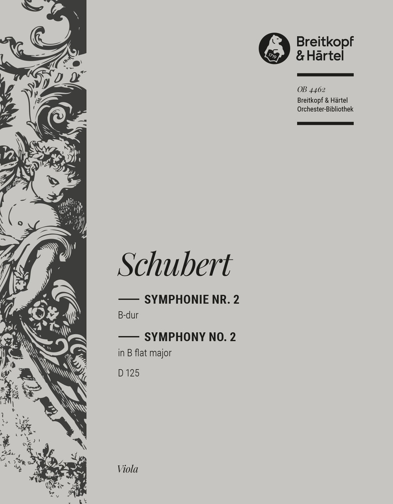 Symphony No.2 in Bb major, D.125 (Viola)