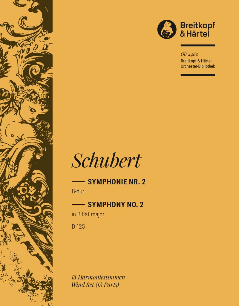 Symphony No.2 in Bb major, D.125 (Wind parts)