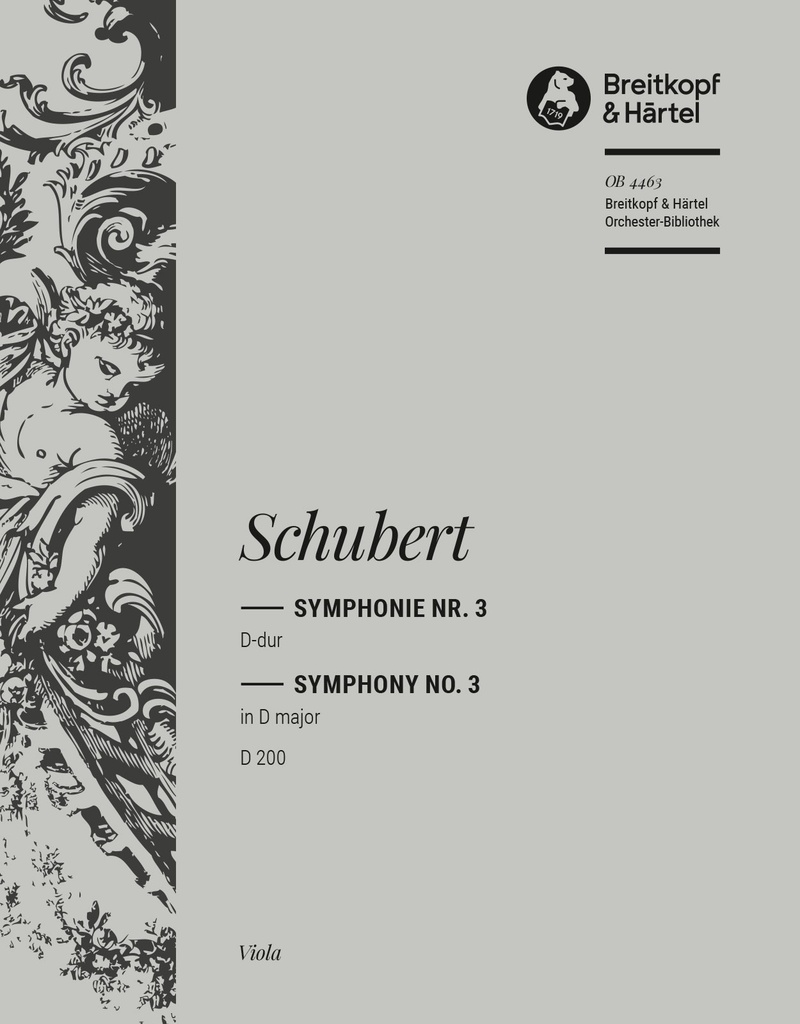 Symphony No.3 in D major, D.200 (Viola)