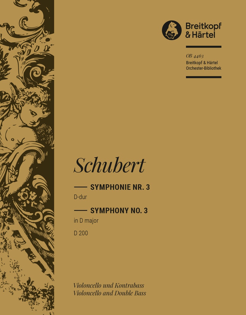 Symphony No.3 in D major, D.200 (Cello/double bass)