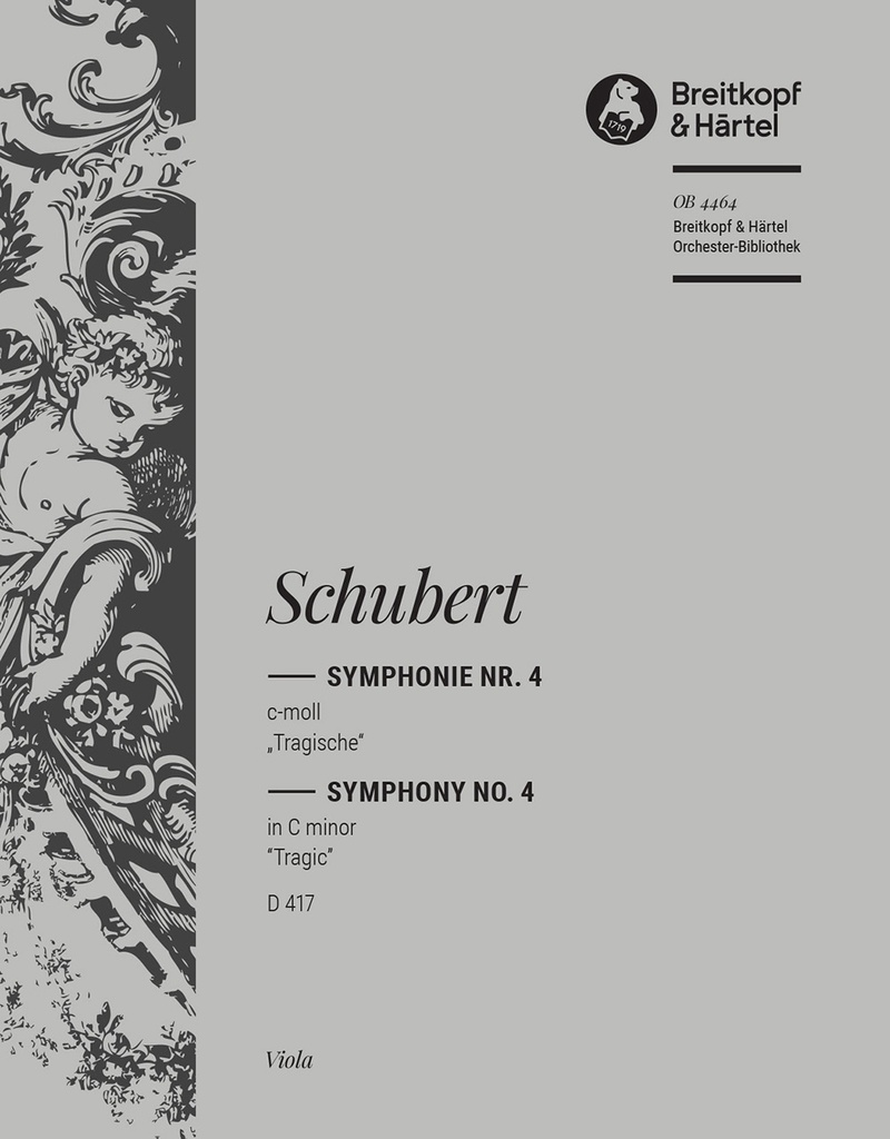 Symphony No.4 in C minor, D.417 (Viola)