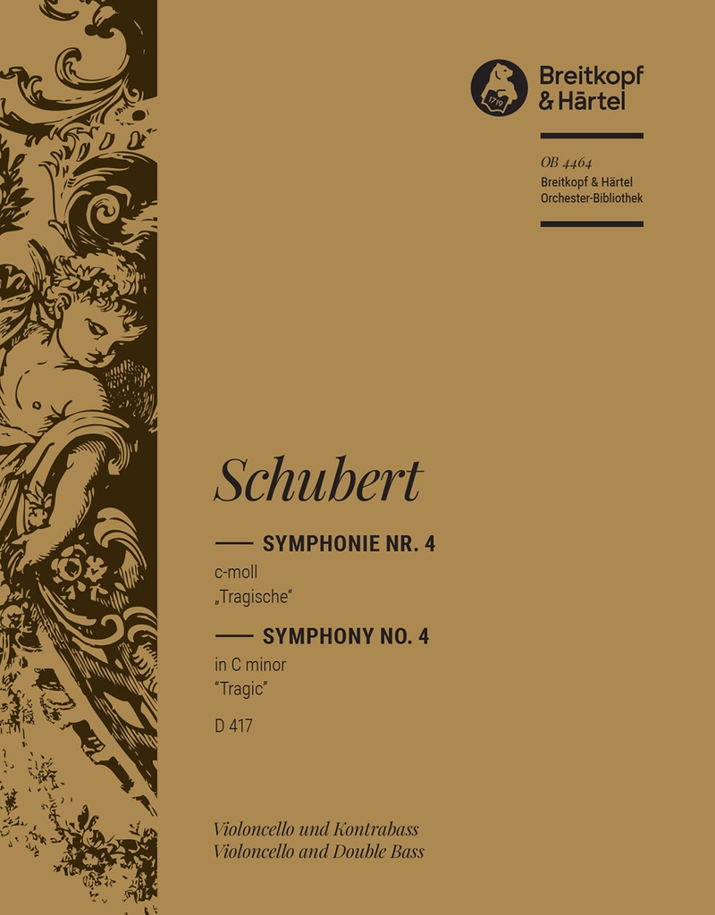 Symphony No.4 in C minor, D.417 (Cello/double bass)