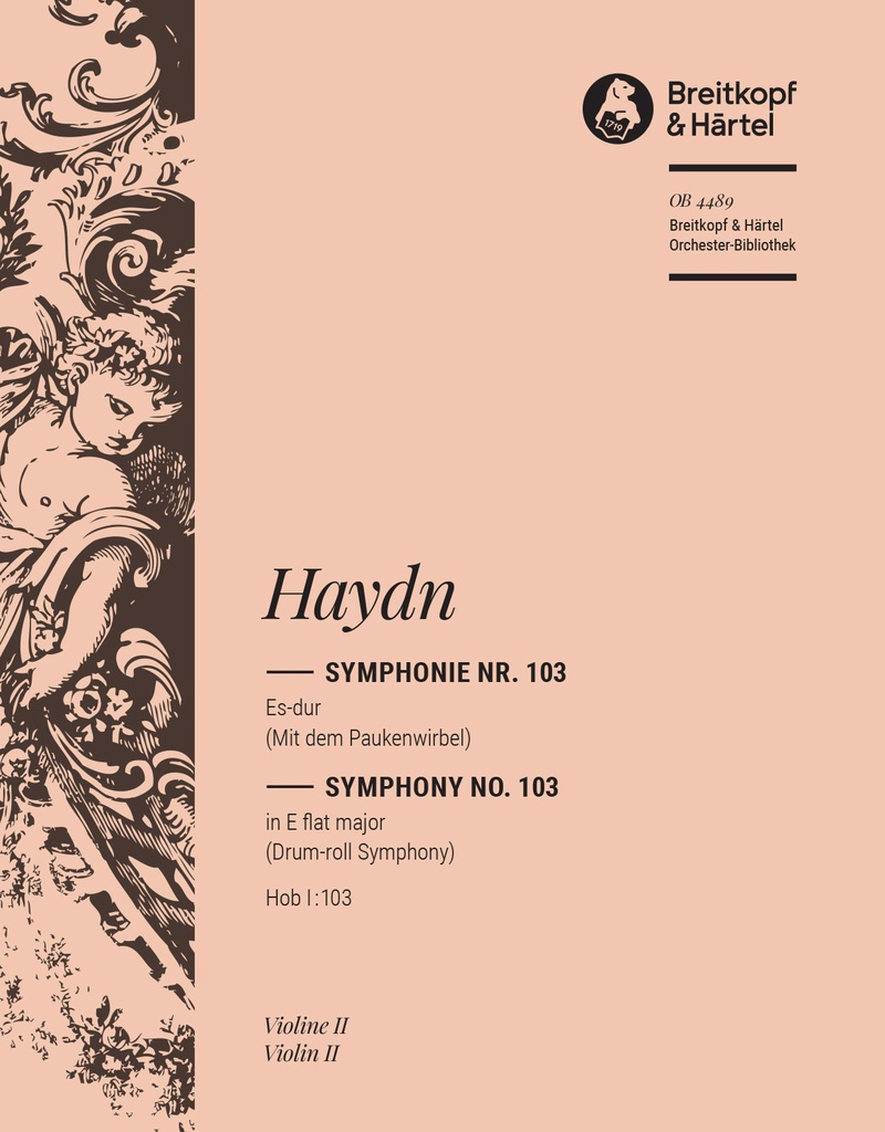 Symphony No.103 in Eb major Hob I:103 (Violin 2)