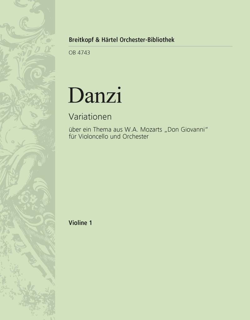 Variations on a theme from W.A. Mozart's Don Giovanni (Violin 1)