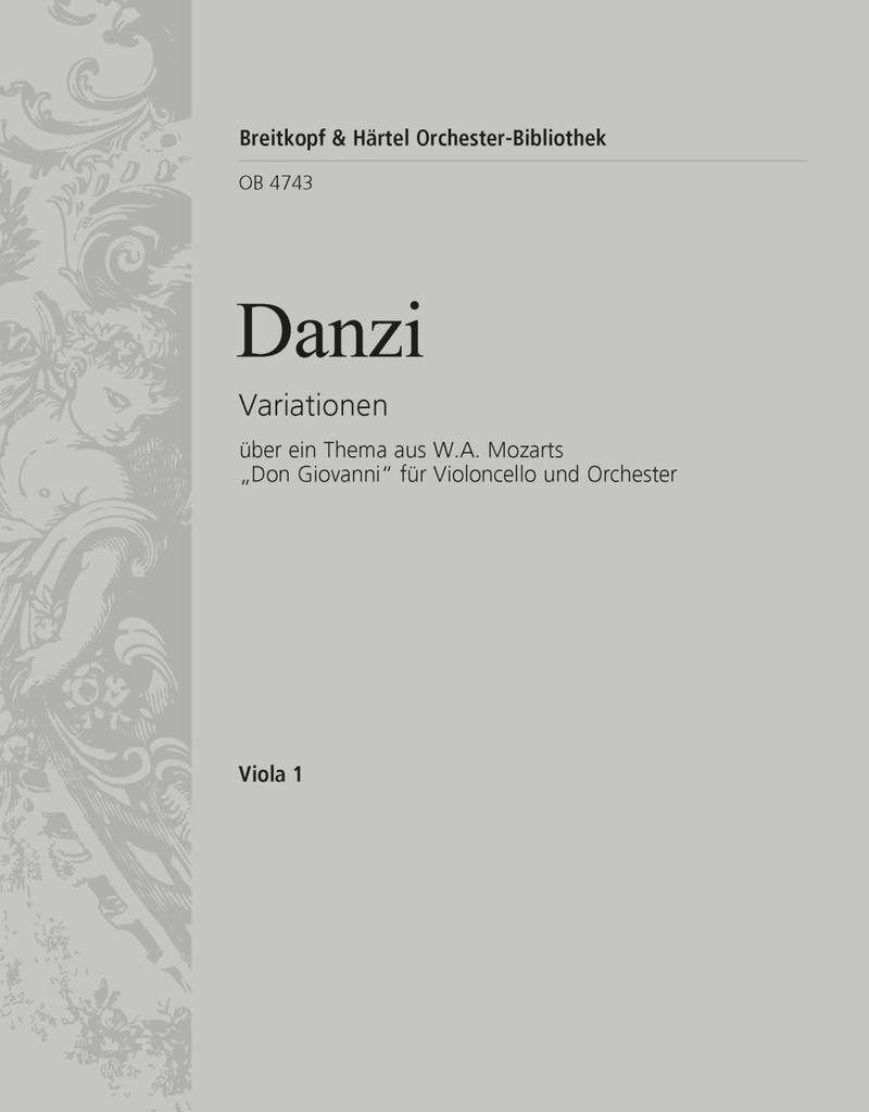 Variations on a theme from W.A. Mozart's Don Giovanni (Viola)