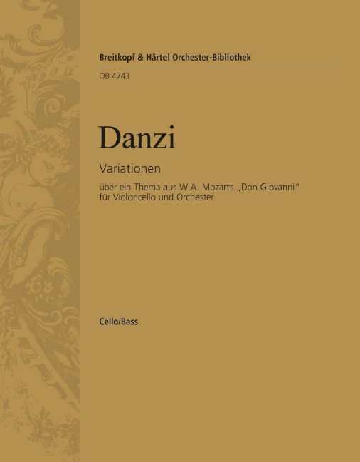 Variations on a theme from W.A. Mozart's Don Giovanni (Cello/double bass)