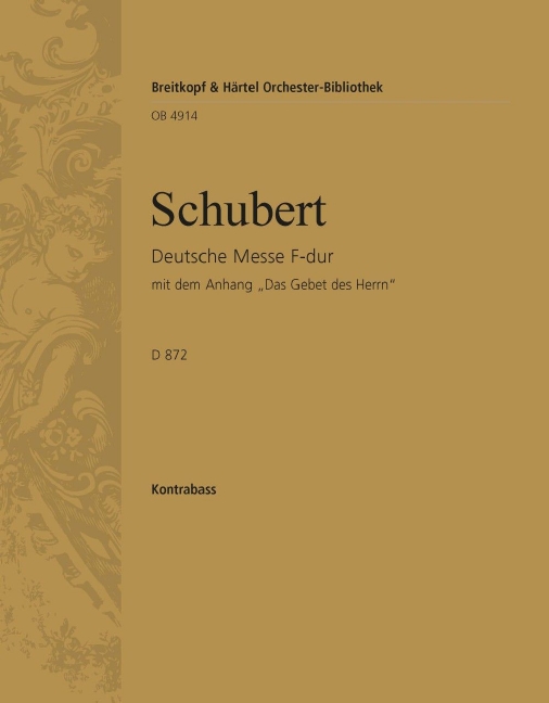 Deutsche Messe in F major, D.872 (Double bass)