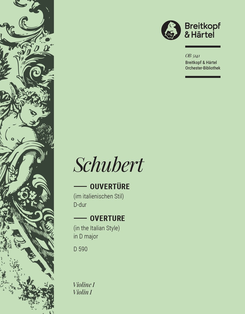 Overture in D major, D.590 (Violin 1)